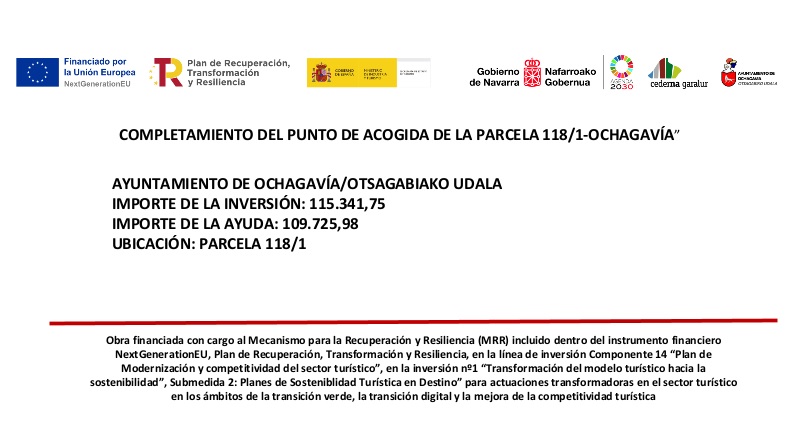 Completamiento del punto de acogida